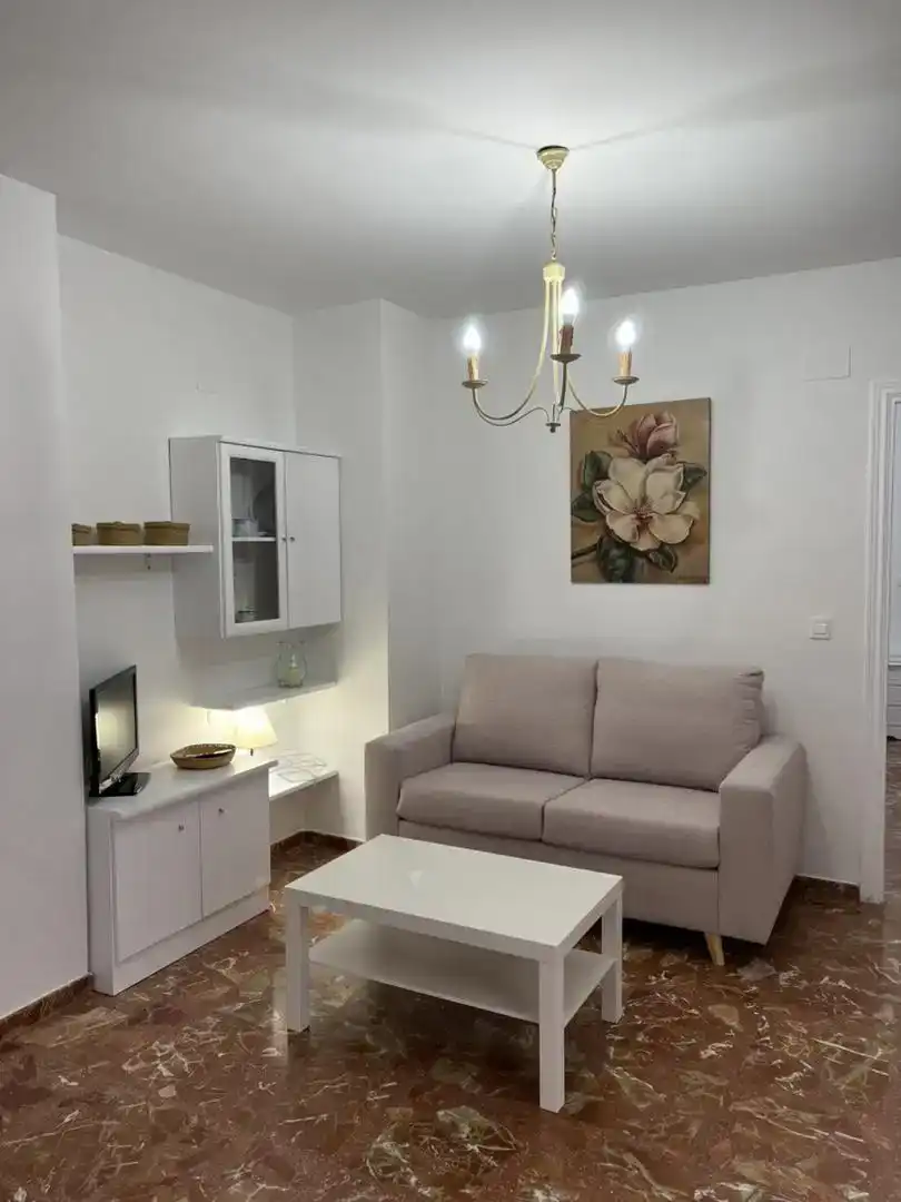 Sala d'estar de Pis de lloguer en Écija amb Aire condicionat, Moblat i Rentadora