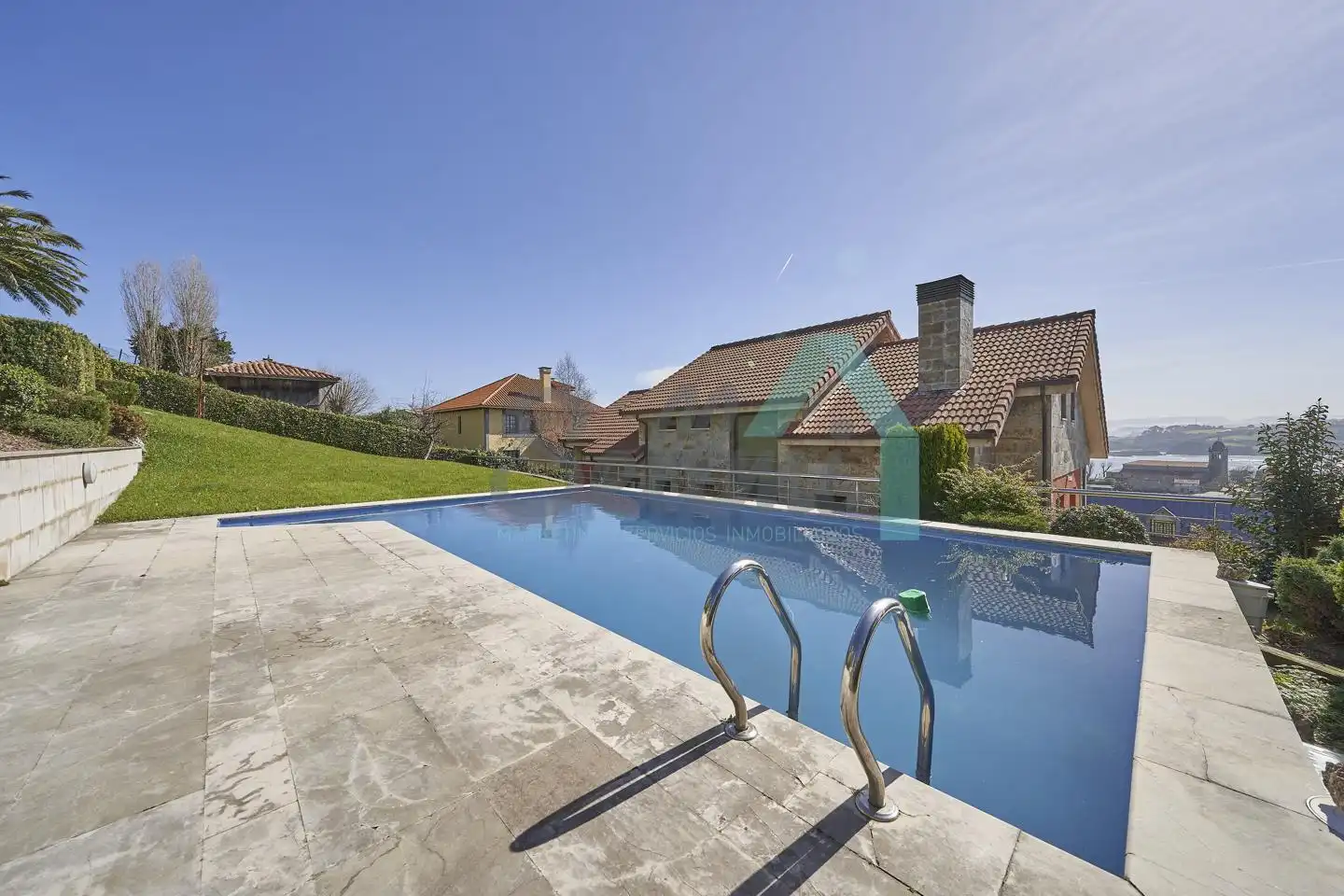 Swimming pool of Houses for sale in Gozón  with Heating, Private garden and Terrace