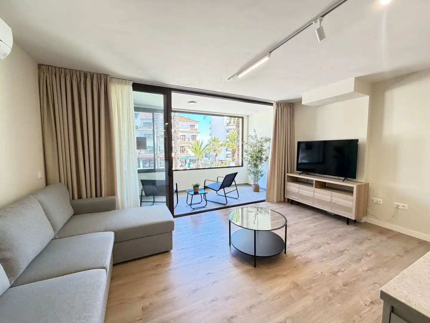 Wohnzimmer von Wohnungen zur Miete in Puerto de la Cruz mit Terrasse, Möbliert und Gemeinschaftspool
