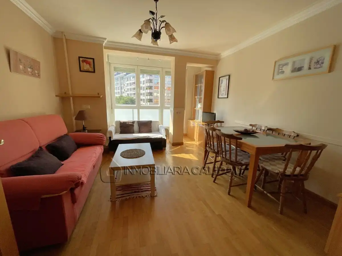 Living room of Flat for rent in Burgos  with Heating, Terrace and Furnished