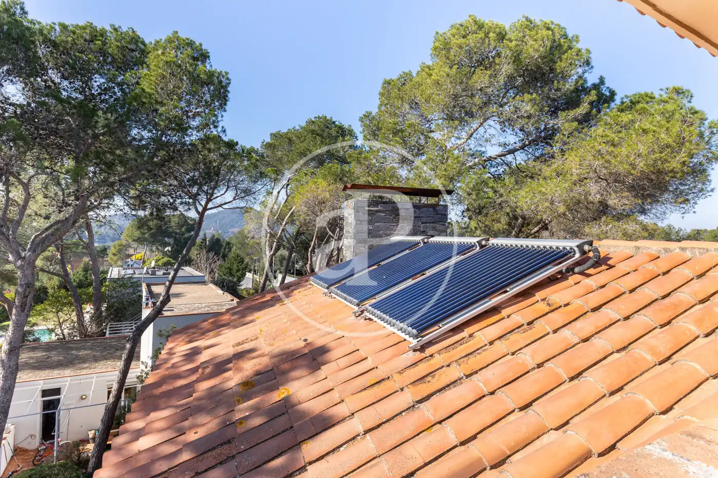 Exterior view of Houses for sale in Sant Cugat del Vallès  with Air Conditioner, Heating and Private garden