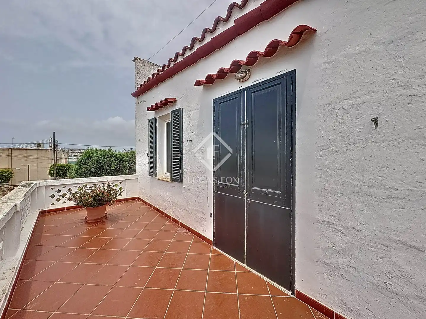 Vista exterior de Casa o xalet en venda en Ciutadella de Menorca amb Jardí privat, Terrassa i Traster