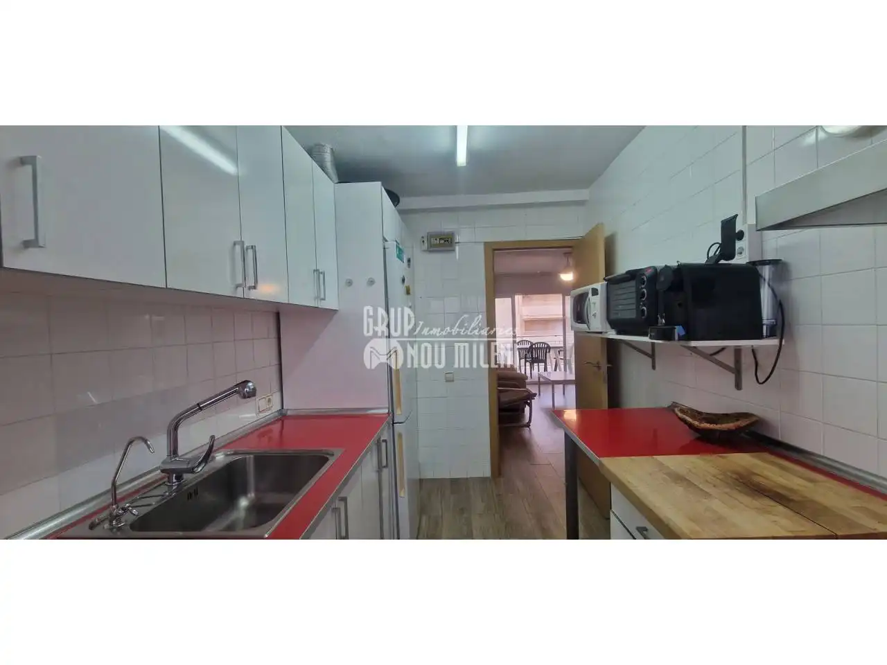 Cocina de Piso de alquiler en Valencia con Terraza, Amueblado y Balcón