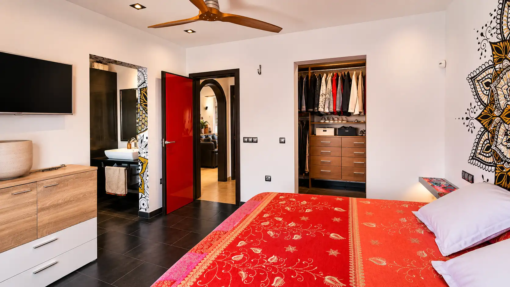 Habitación de Casa o chalet en venta en Arona con Jardín privado, Terraza y Amueblado