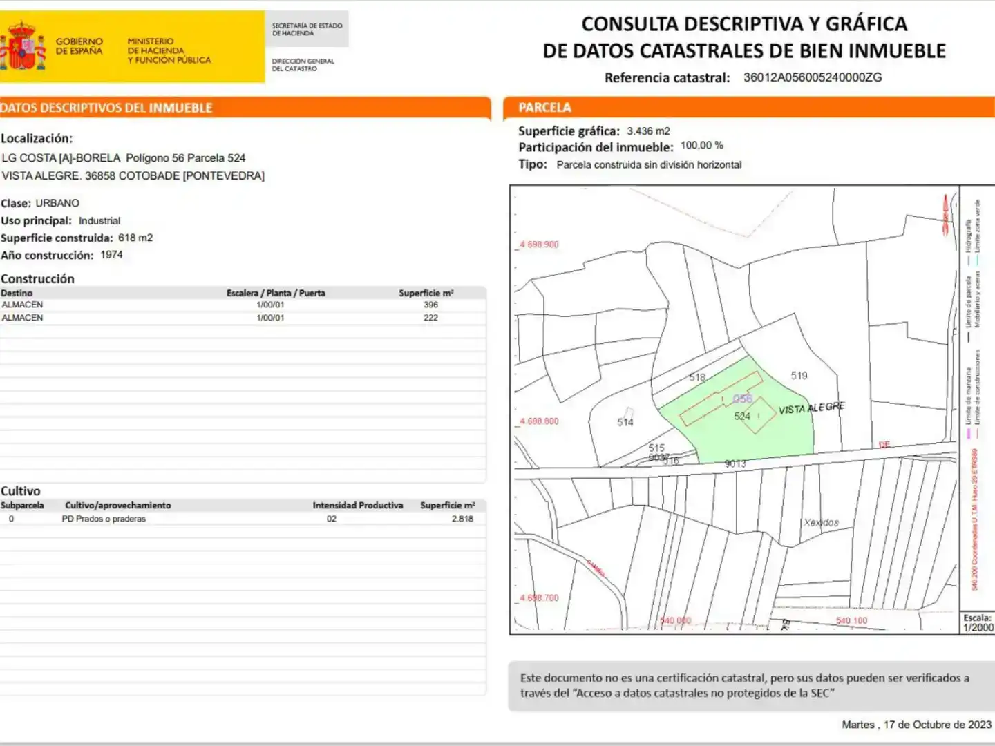 Fabrik Grundstücke zum Verkauf in Cotobade