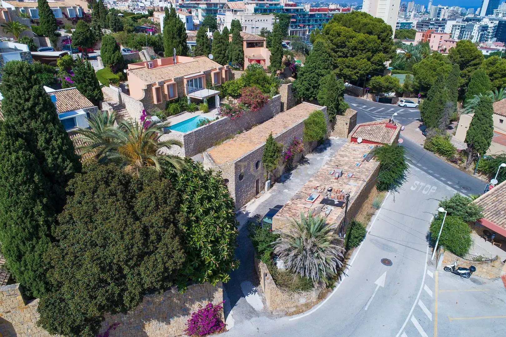 Außenansicht von Geschaftsraum zur Miete in Calpe / Calp mit Klimaanlage, Möbliert und Internet