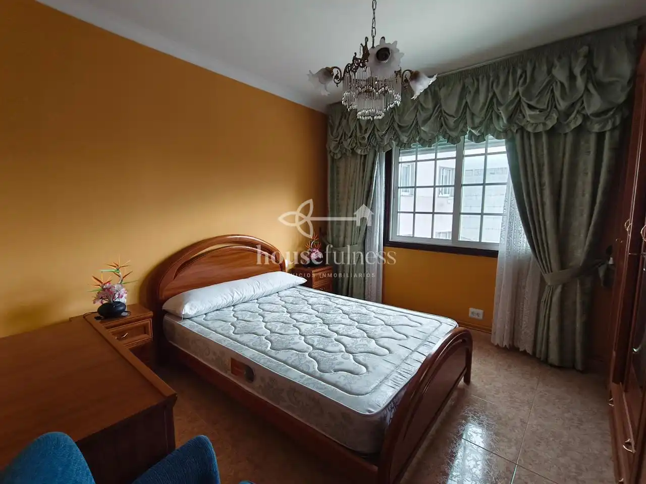 Bedroom of Flat for sale in Narón  with Storage room and Furnished