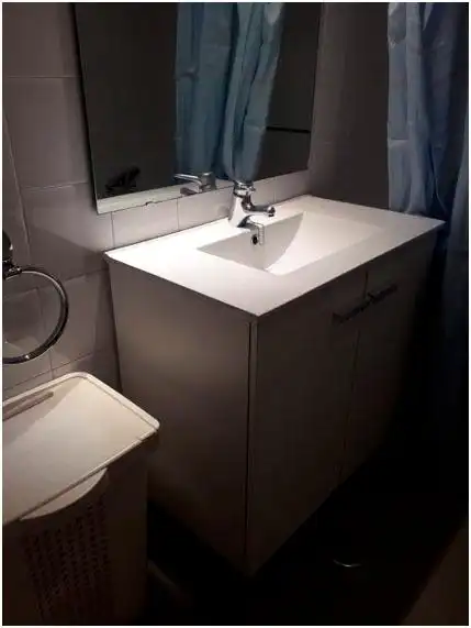 Bathroom of Flat for rent in Tomares  with Air Conditioner, Heating and Private garden