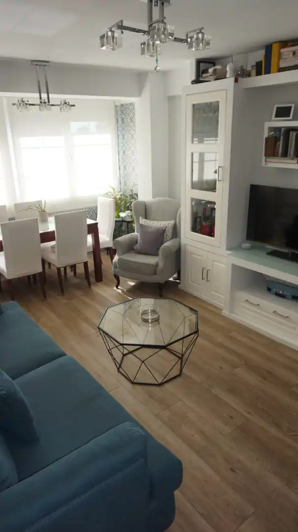 Wohnzimmer von Wohnung zum Verkauf in Madrid mit Klimaanlage, Heizung und Terrasse