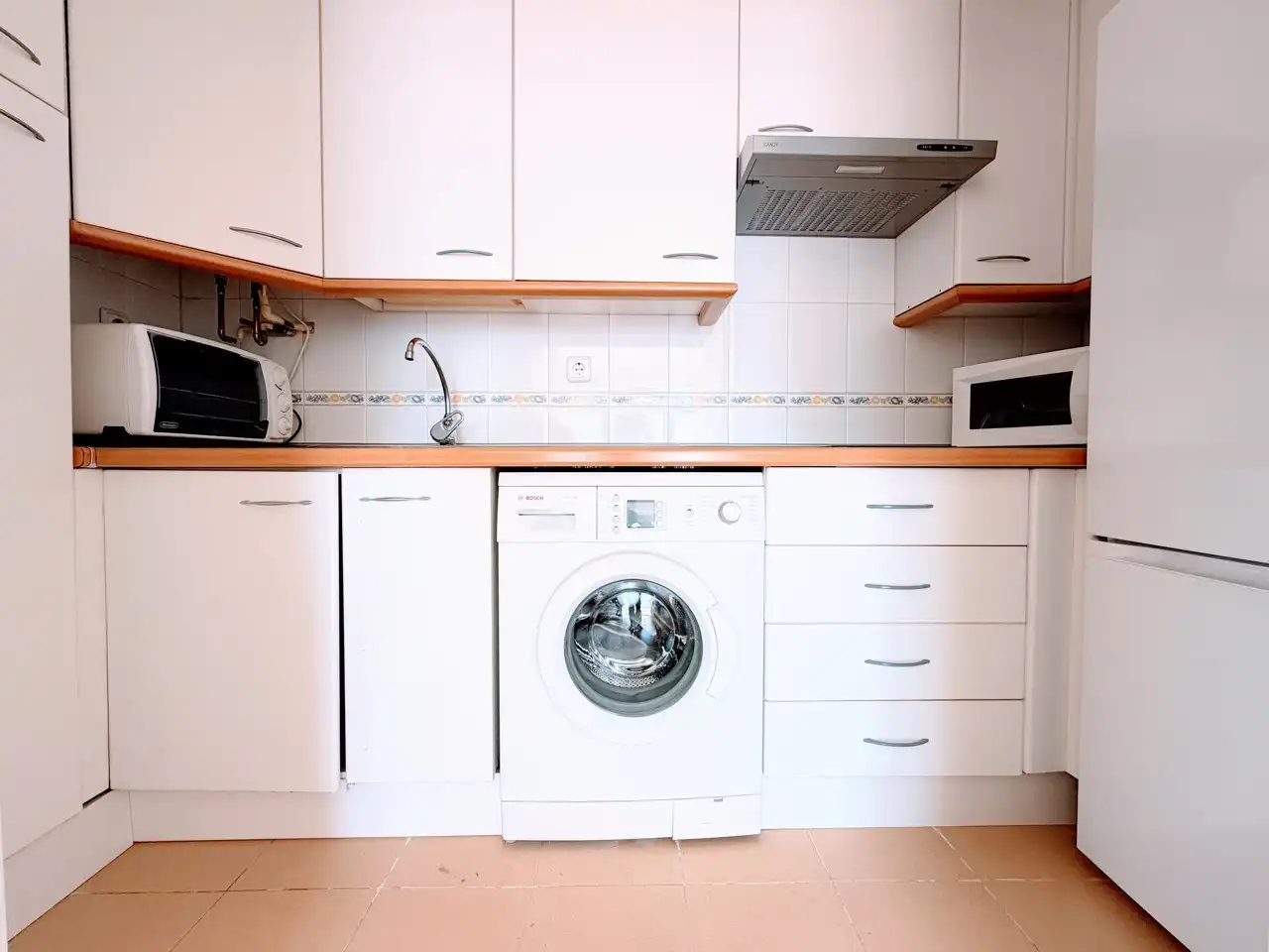 Cocina de Piso de alquiler en Madrid con Amueblado
