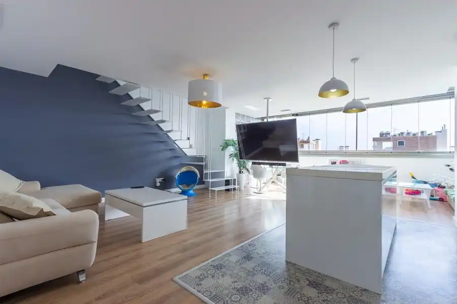 Living room of Attic for sale in Elche / Elx  with Air Conditioner, Heating and Private garden