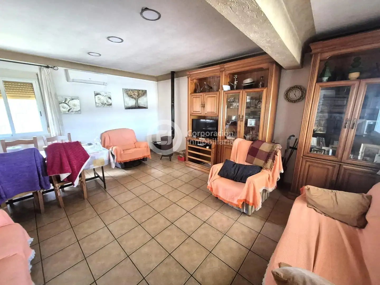 Sala de estar de Finca rústica en venta en Lorca con Jardín privado