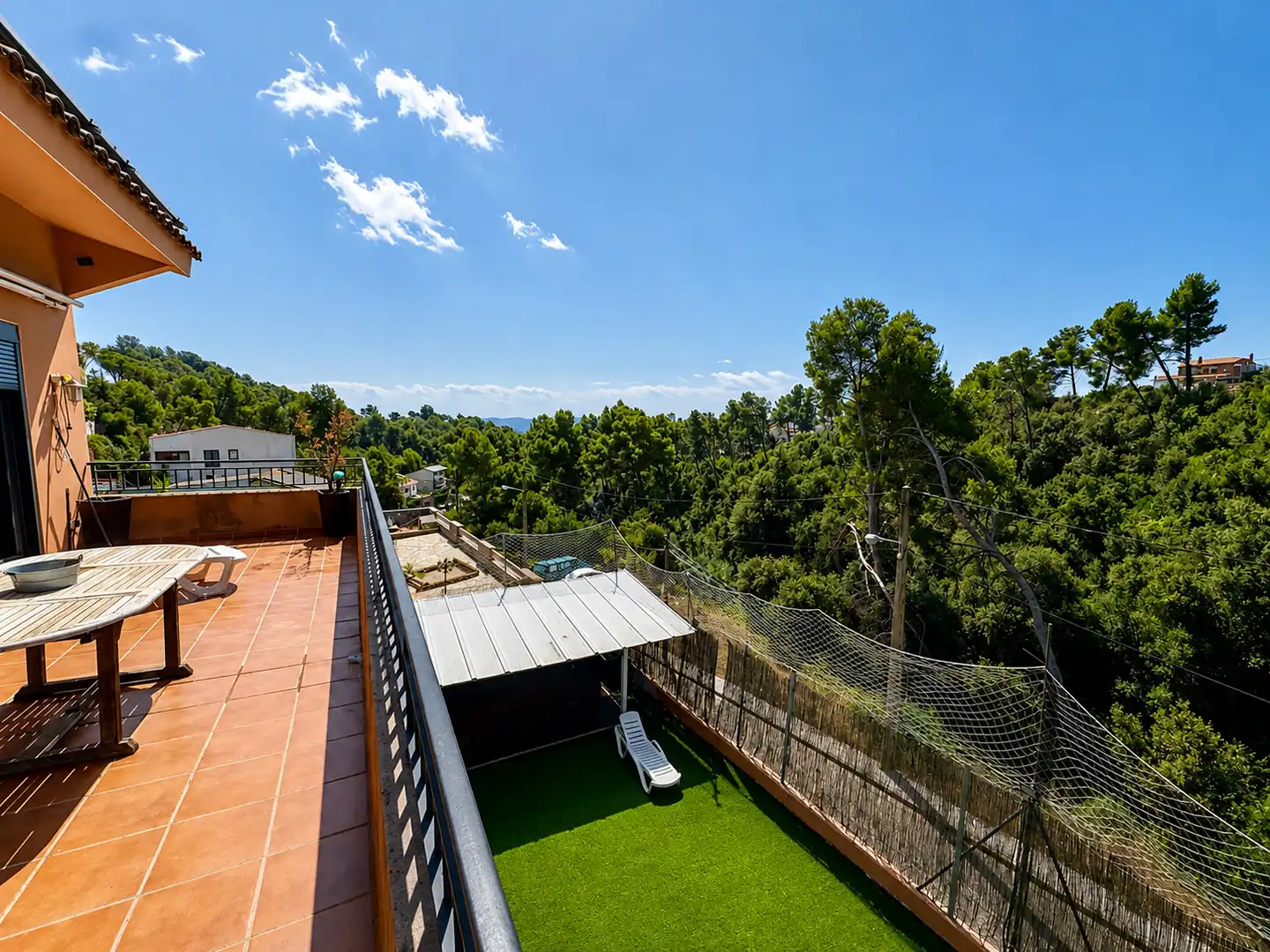 Terrassa de Casa o xalet en venda en Rubí amb Aire condicionat, Calefacció i Jardí privat