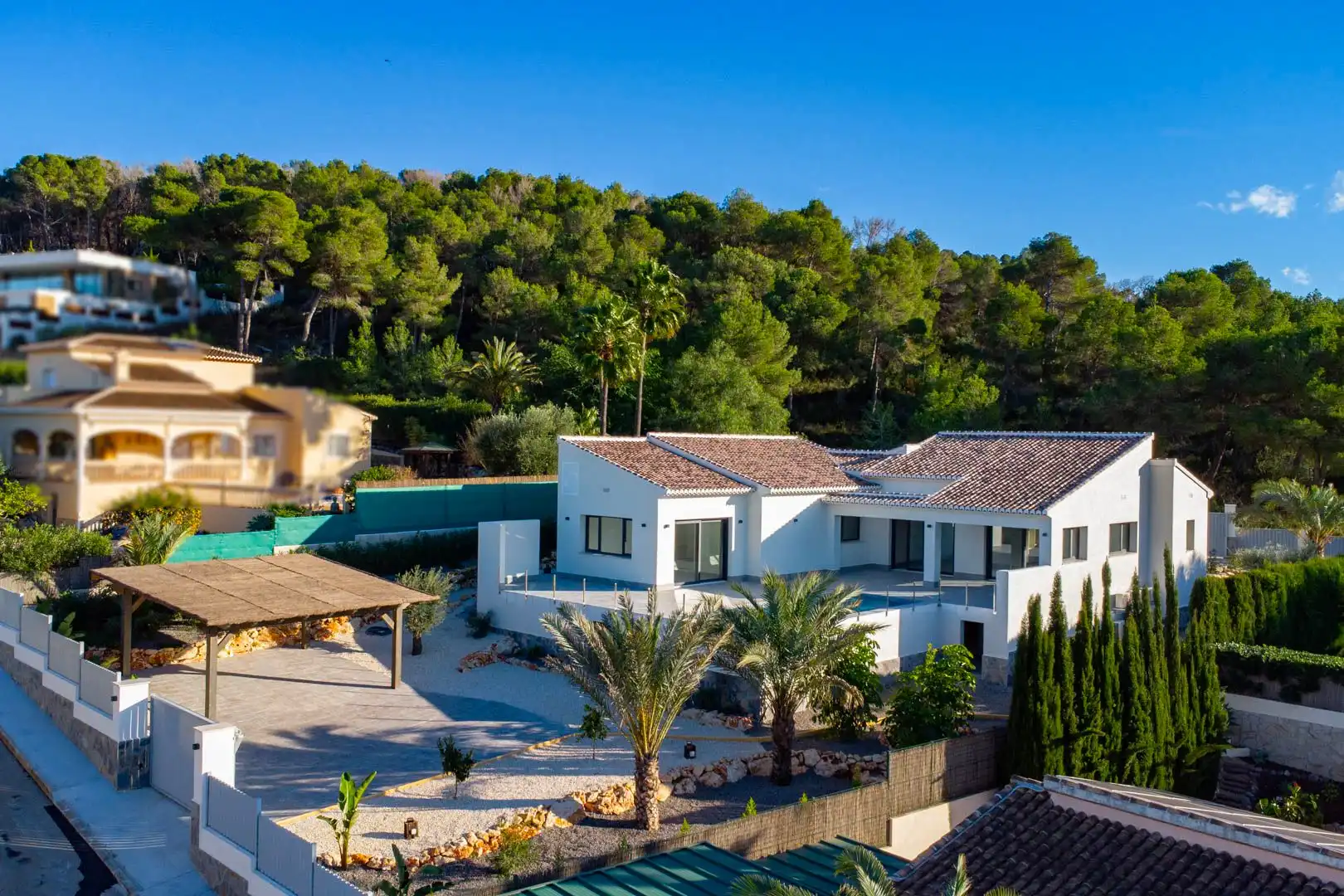 Vista exterior de Casa o xalet en venda en Jávea / Xàbia amb Aire condicionat, Calefacció i Jardí privat