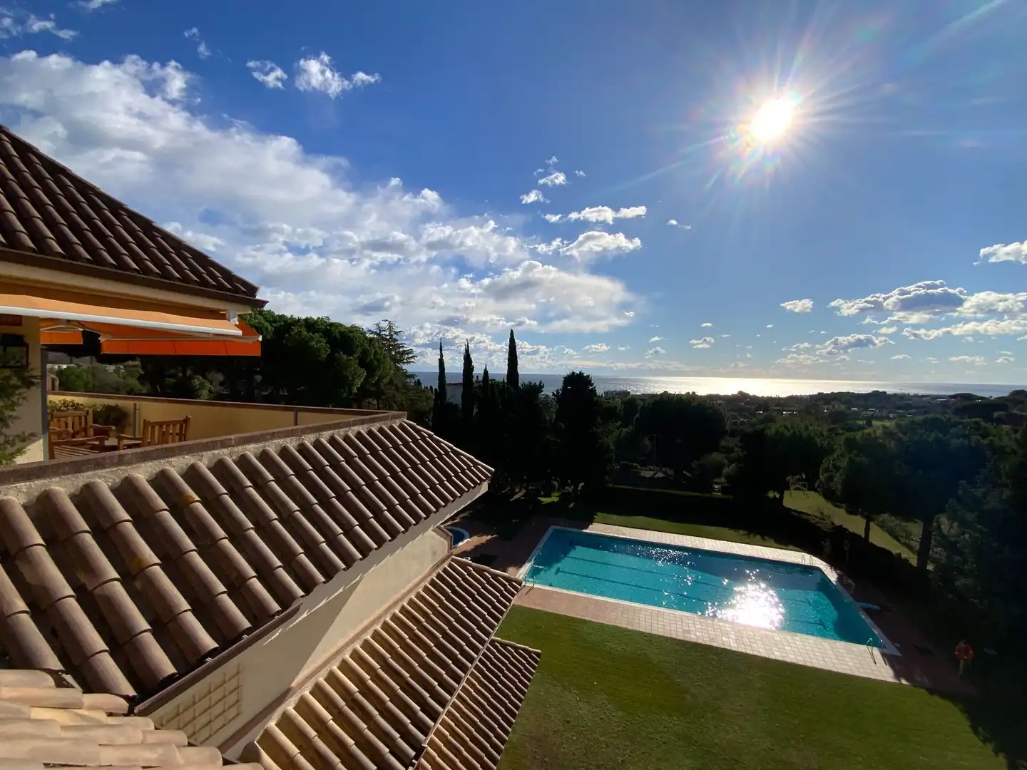 Garten von Dachboden zum Verkauf in Sant Vicenç de Montalt mit Klimaanlage, Heizung und Abstellraum