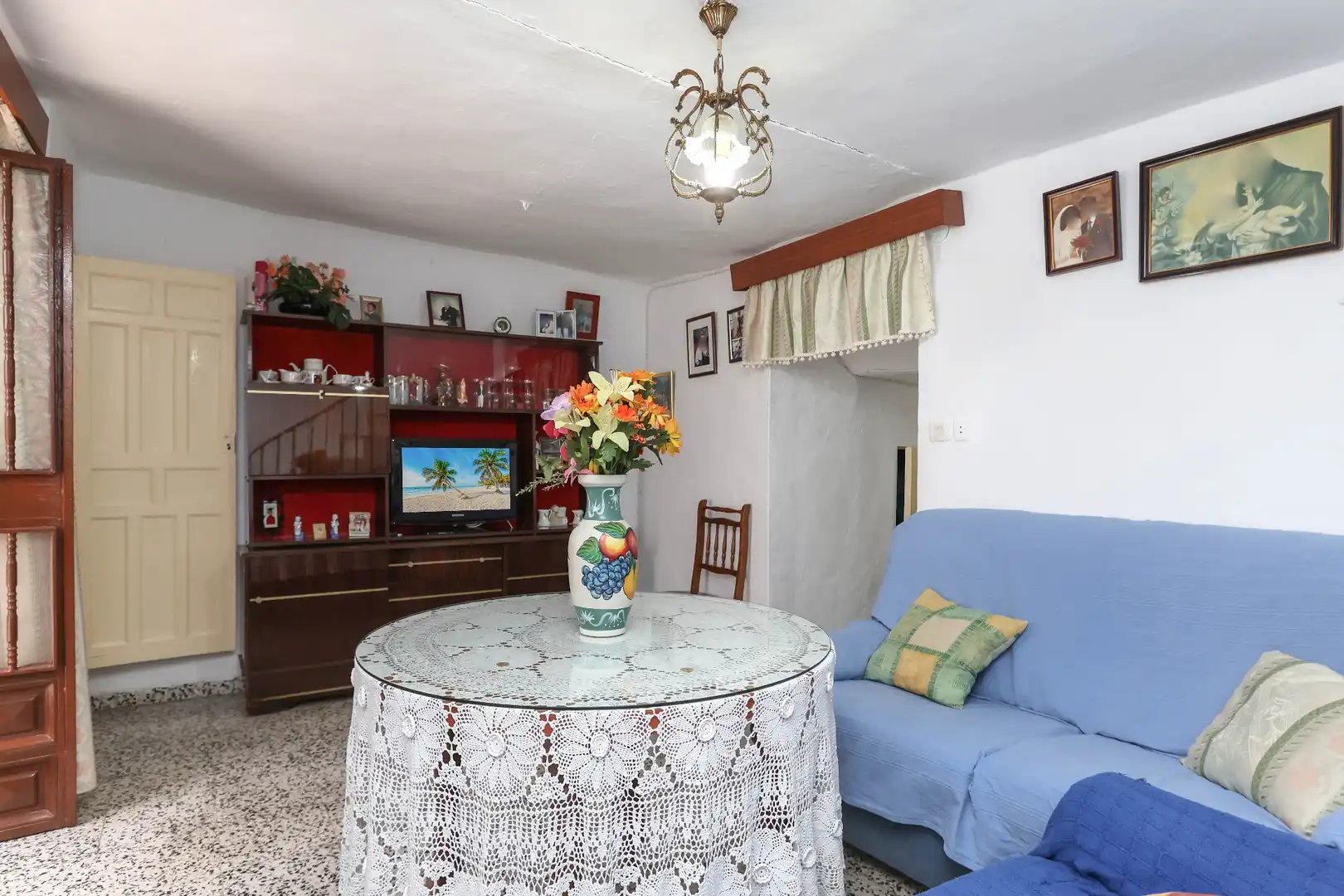 Wohnzimmer von Haus oder Chalet zum Verkauf in Tolox