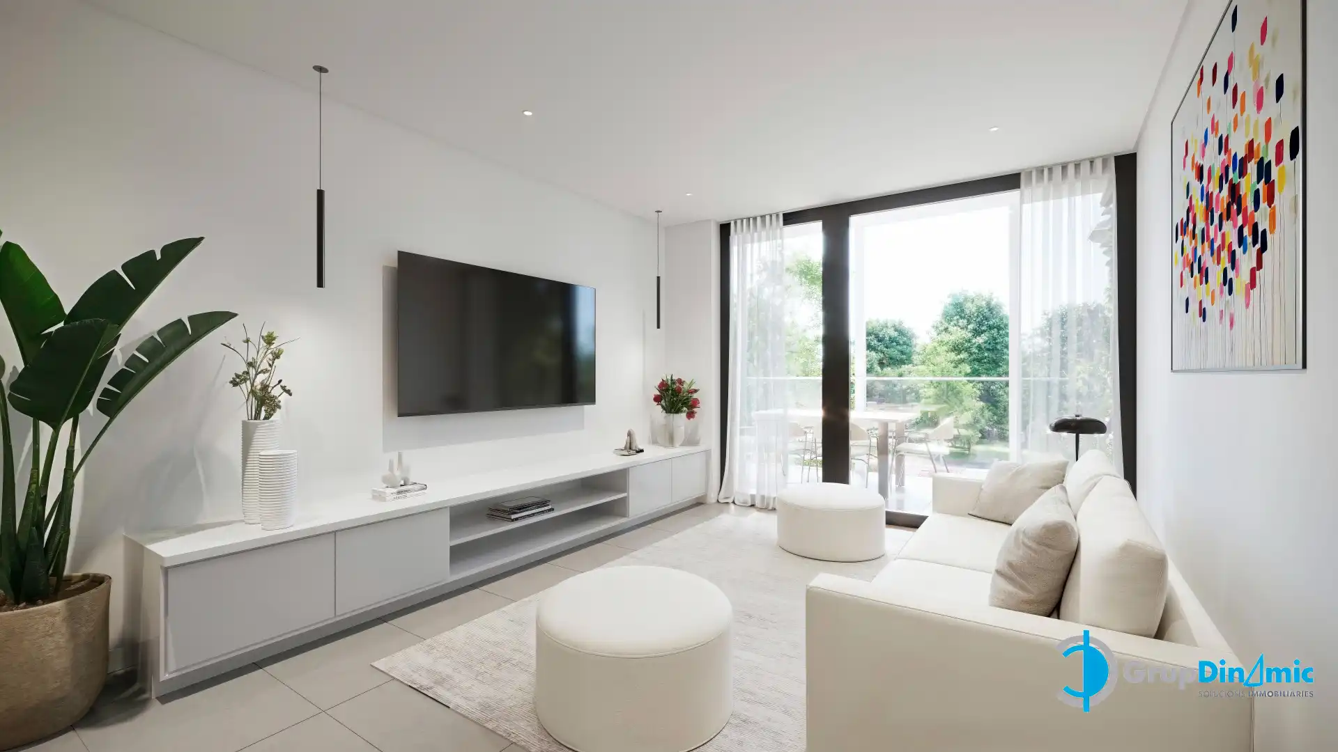 Sala de estar de Piso en venta en Palamós con Aire acondicionado, Calefacción y Terraza