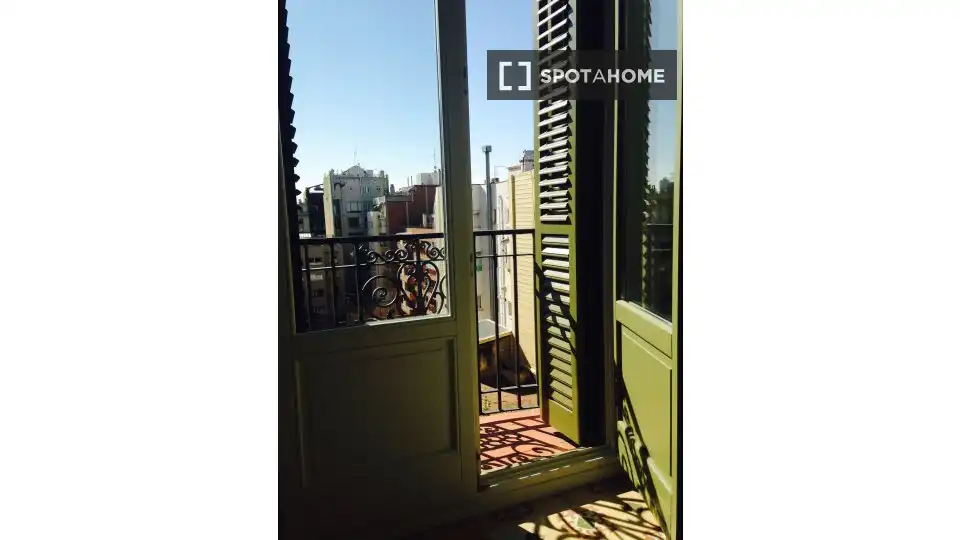 Bedroom of Flat for rent in Barcelona  with Air Conditioner, Heating and Furnished