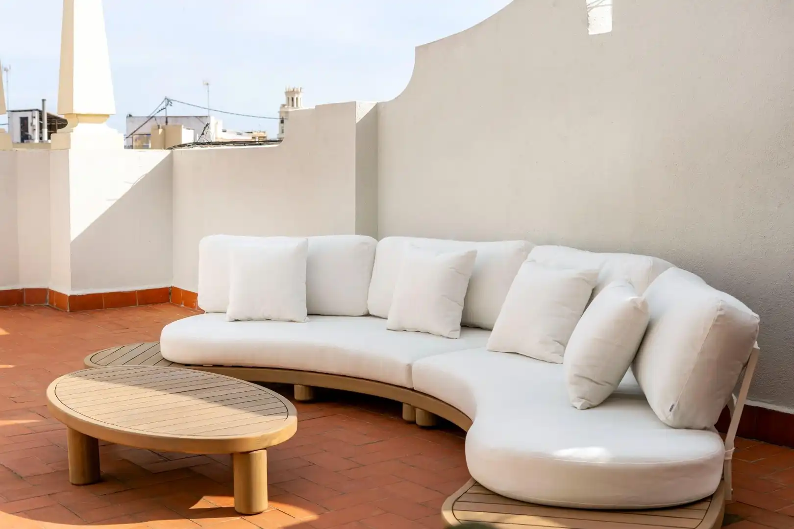 Terrace of Attic for rent in Valencia  with Air Conditioner, Heating and Terrace