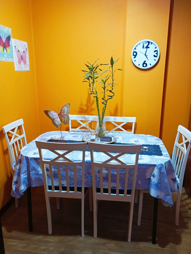 Dining room of Flat for sale in Gijón   with Heating, Parquet flooring and Storage room
