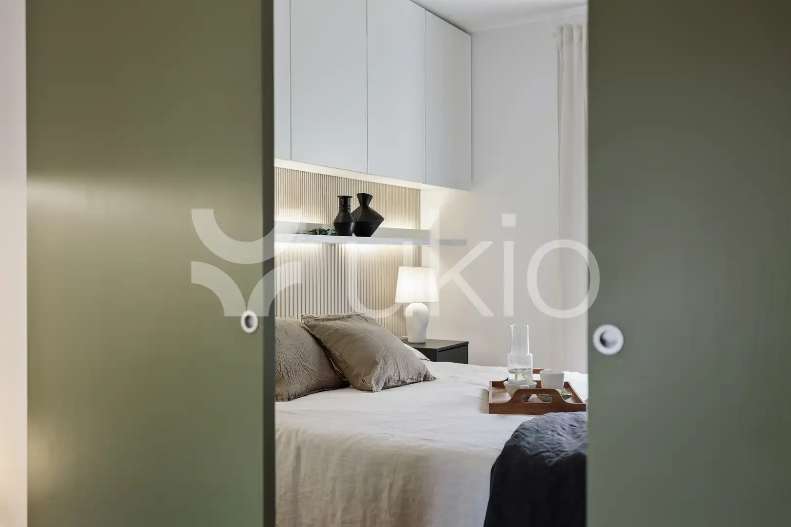 Habitación de Apartamento de alquiler en Barcelona con Aire acondicionado, Calefacción y Amueblado