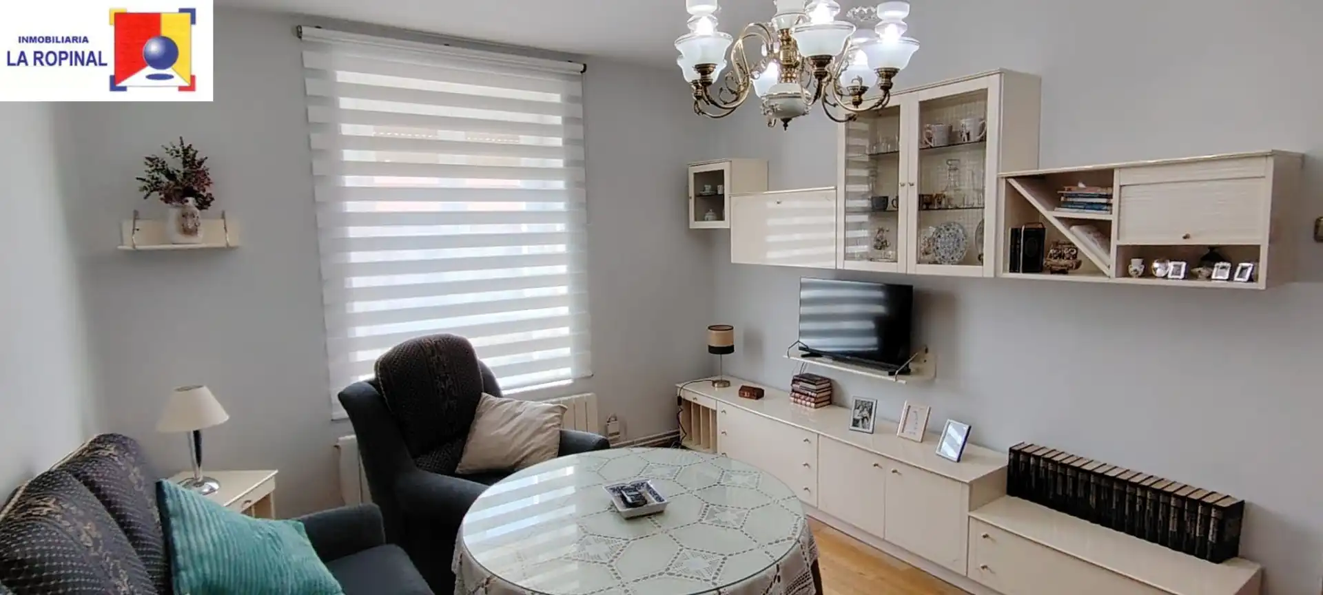 Wohnzimmer von Wohnung zur Miete in Salamanca mit Heizung, Möbliert und Waschmaschine