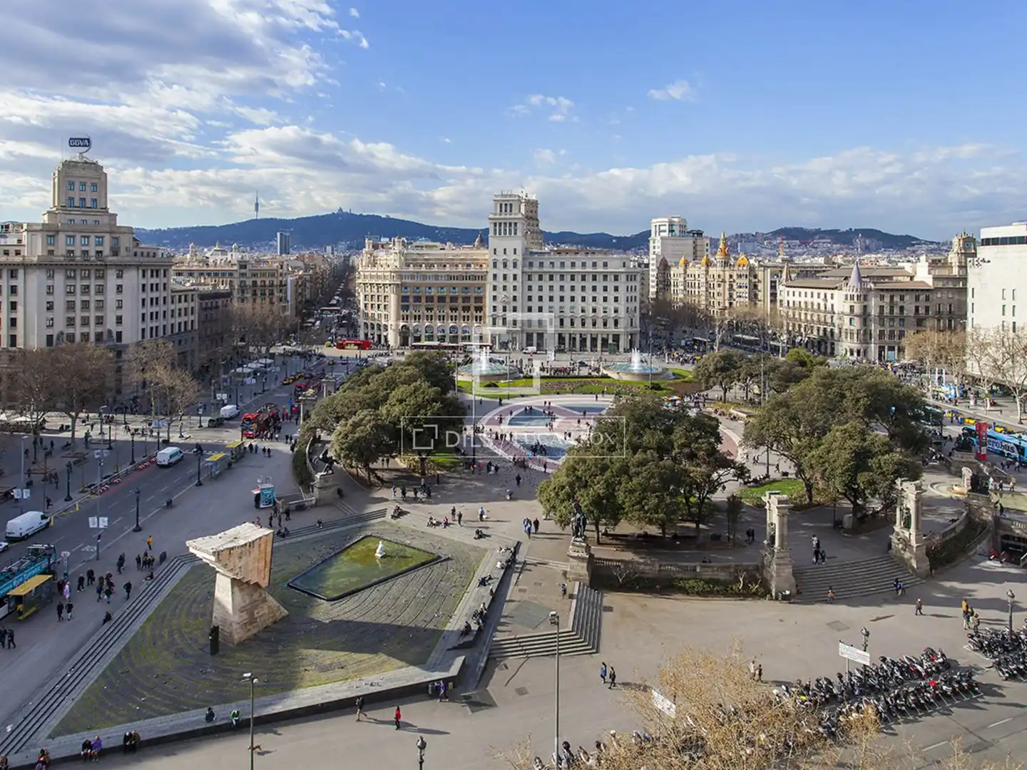 Exterior view of Flat for sale in Barcelona  with Air Conditioner, Heating and Parquet flooring