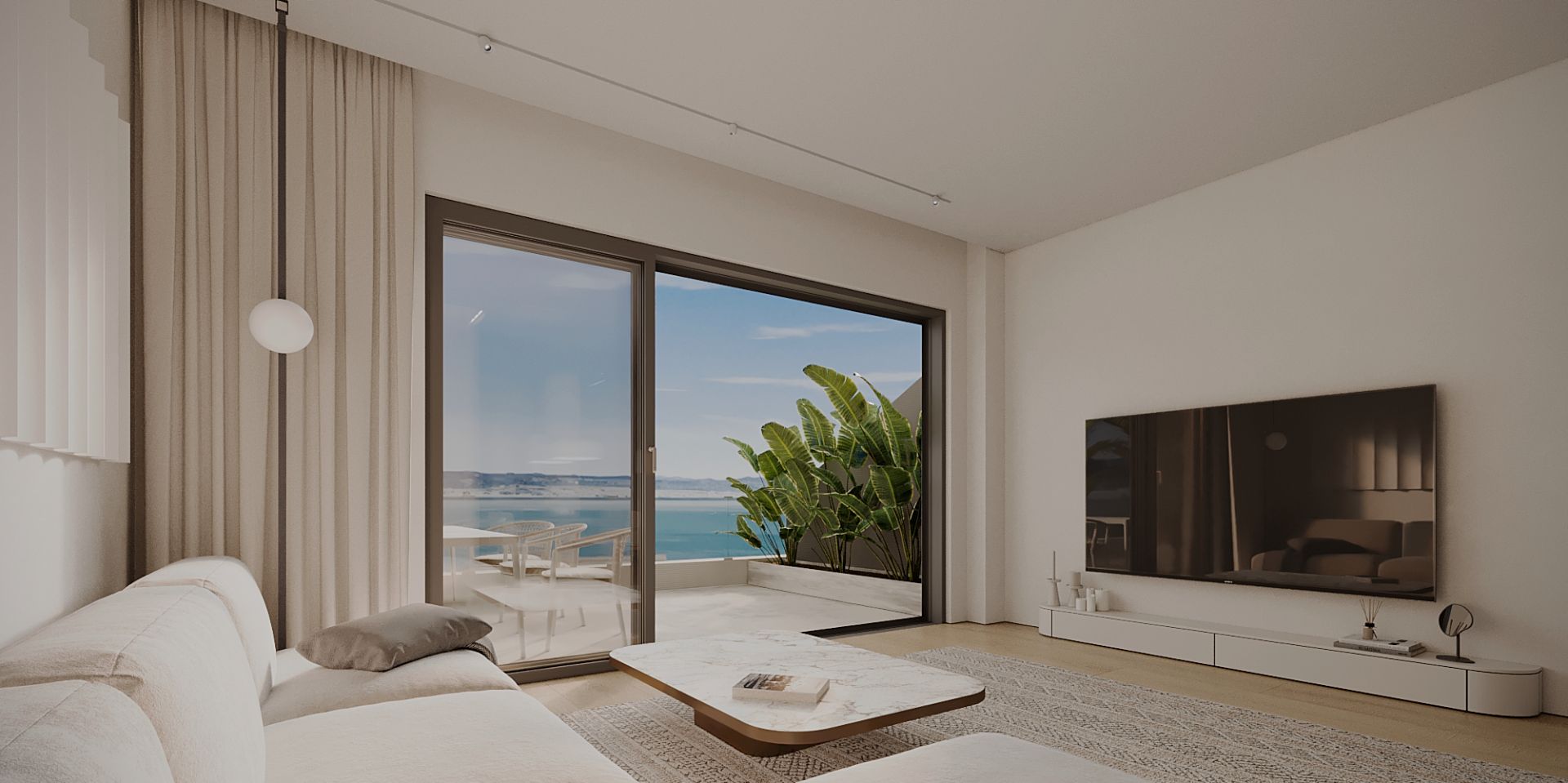 Living room of Flat for sale in Benalmádena  with Air Conditioner, Heating and Terrace