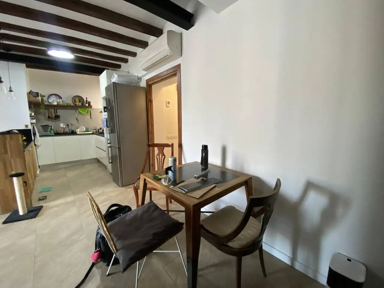 Menjador de Apartament en venda en Barcelona amb Aire condicionat, Calefacció i Parquet