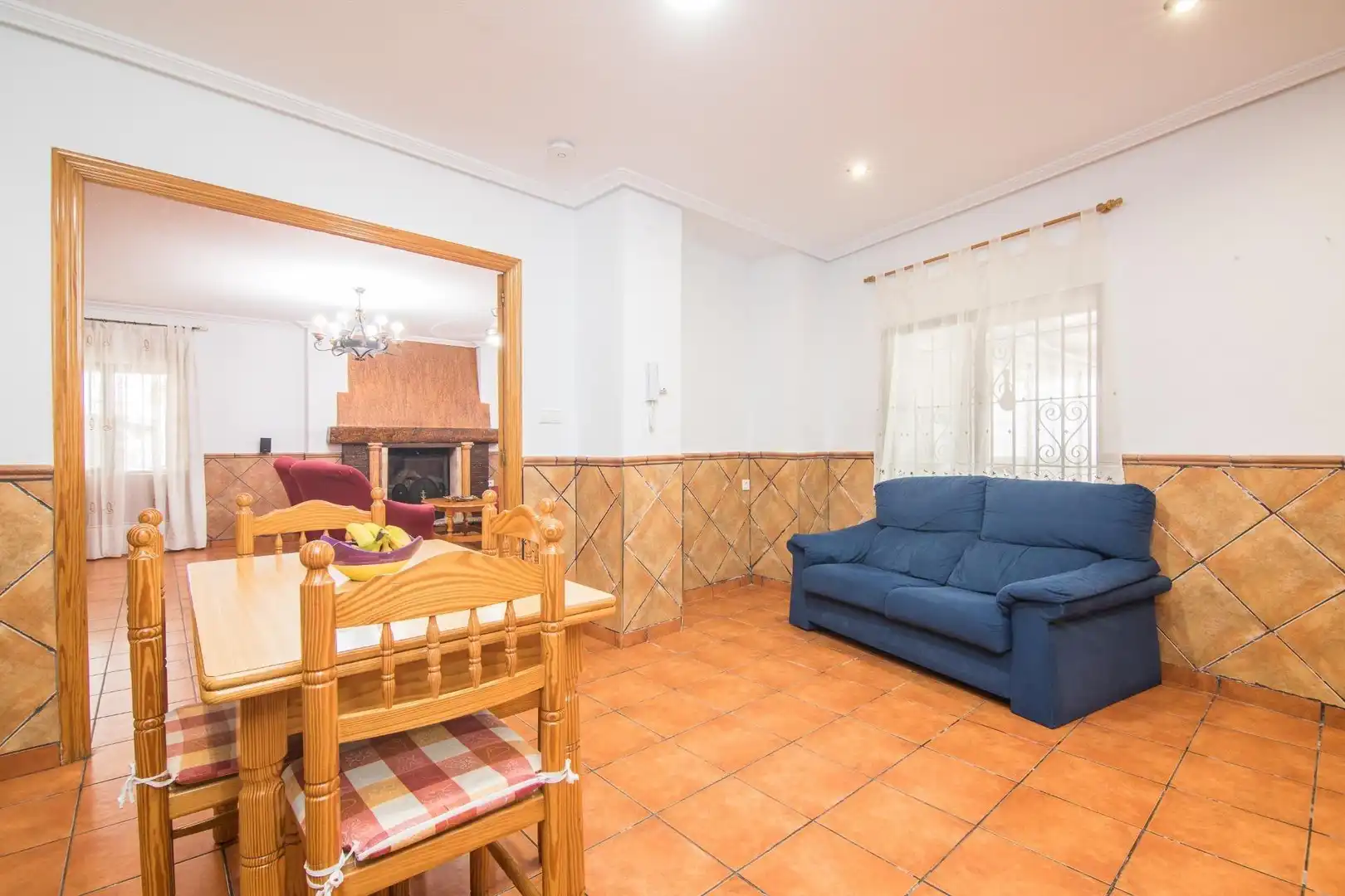 Wohnzimmer von Haus oder Chalet zum Verkauf in Elche / Elx mit Klimaanlage, Privatgarten und Terrasse