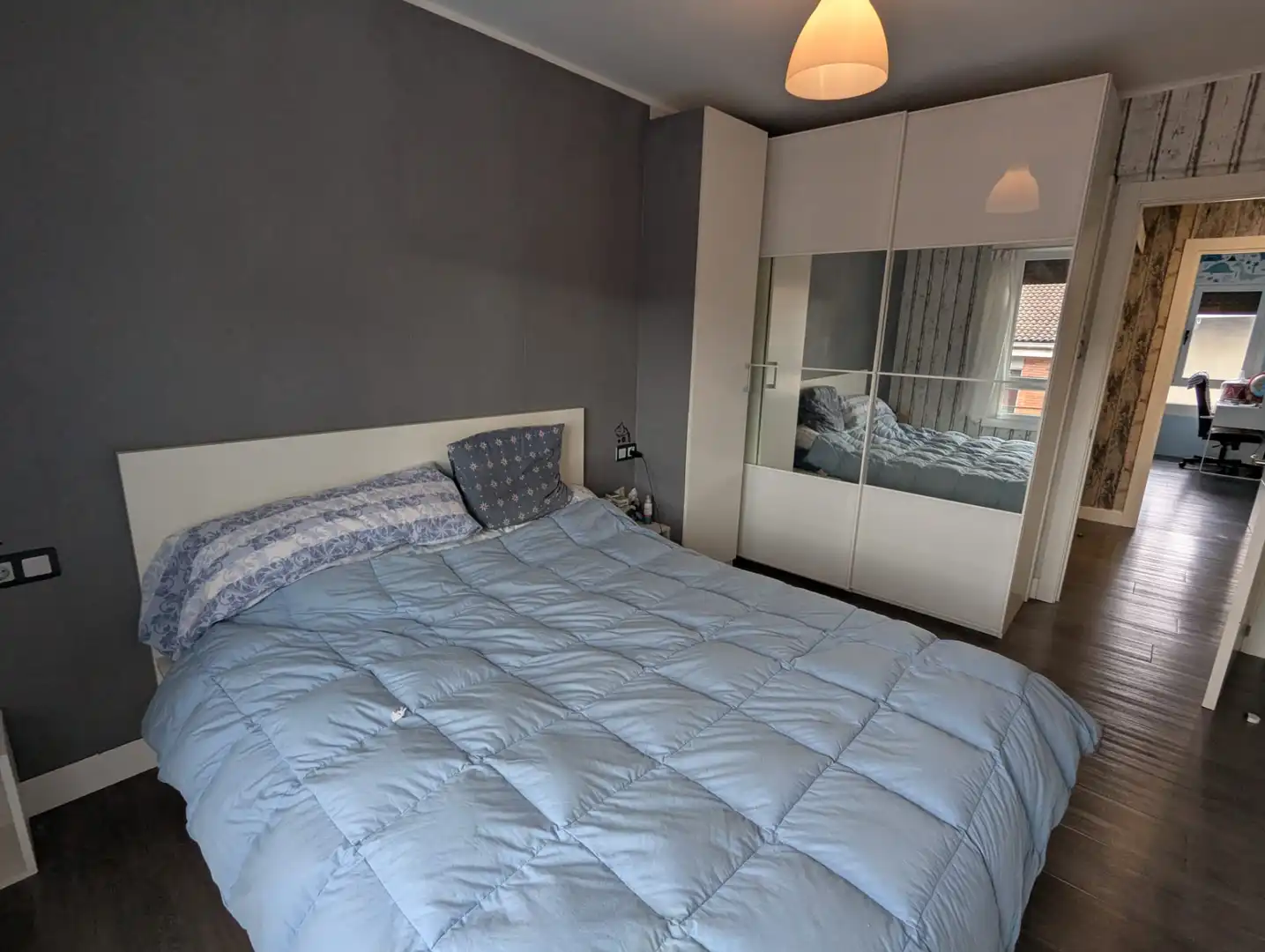 Bedroom of Flat for sale in Usansolo  with Heating, Storage room and Furnished