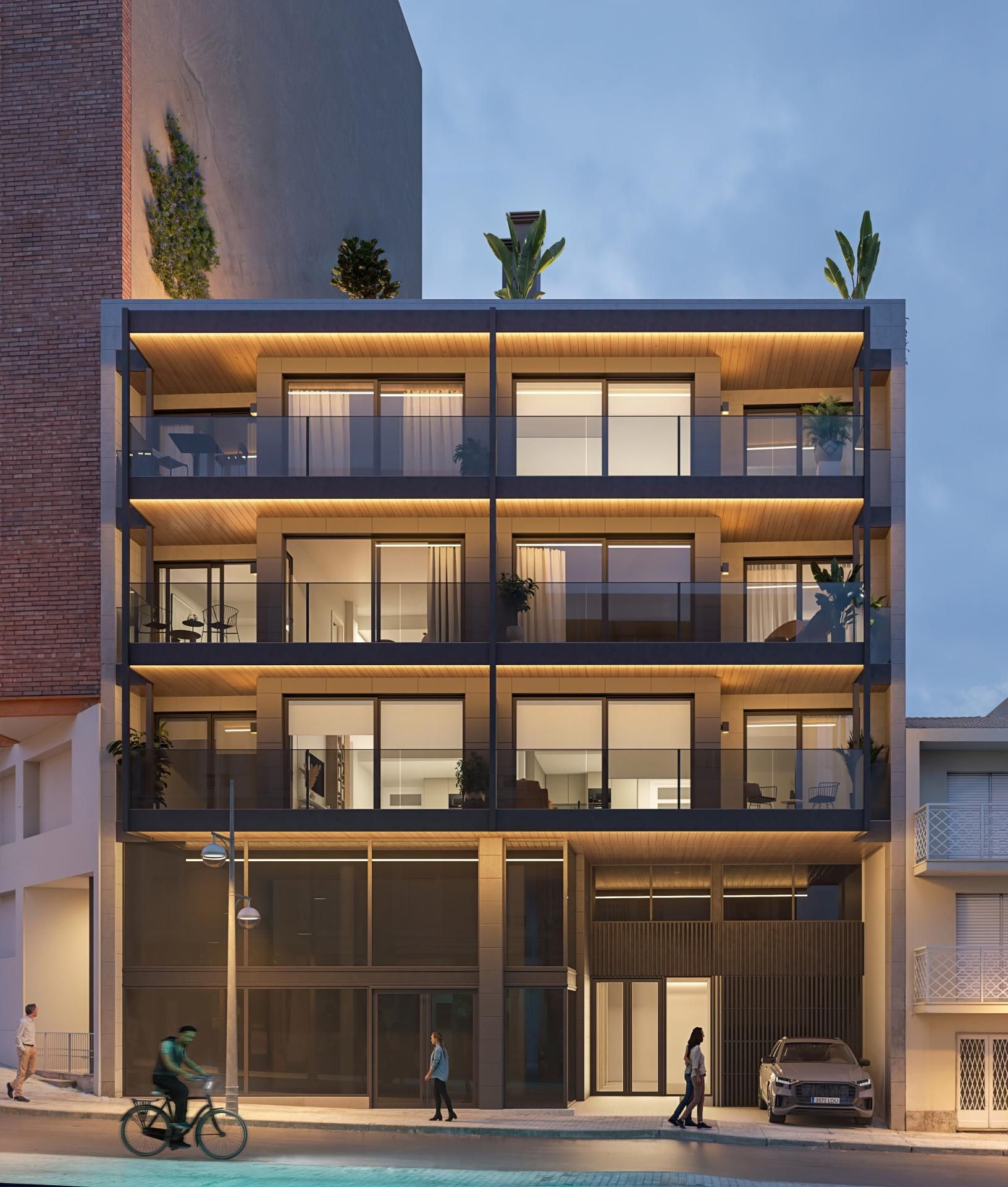 Exterior view of Flat for sale in Badalona  with Air Conditioner and Heating