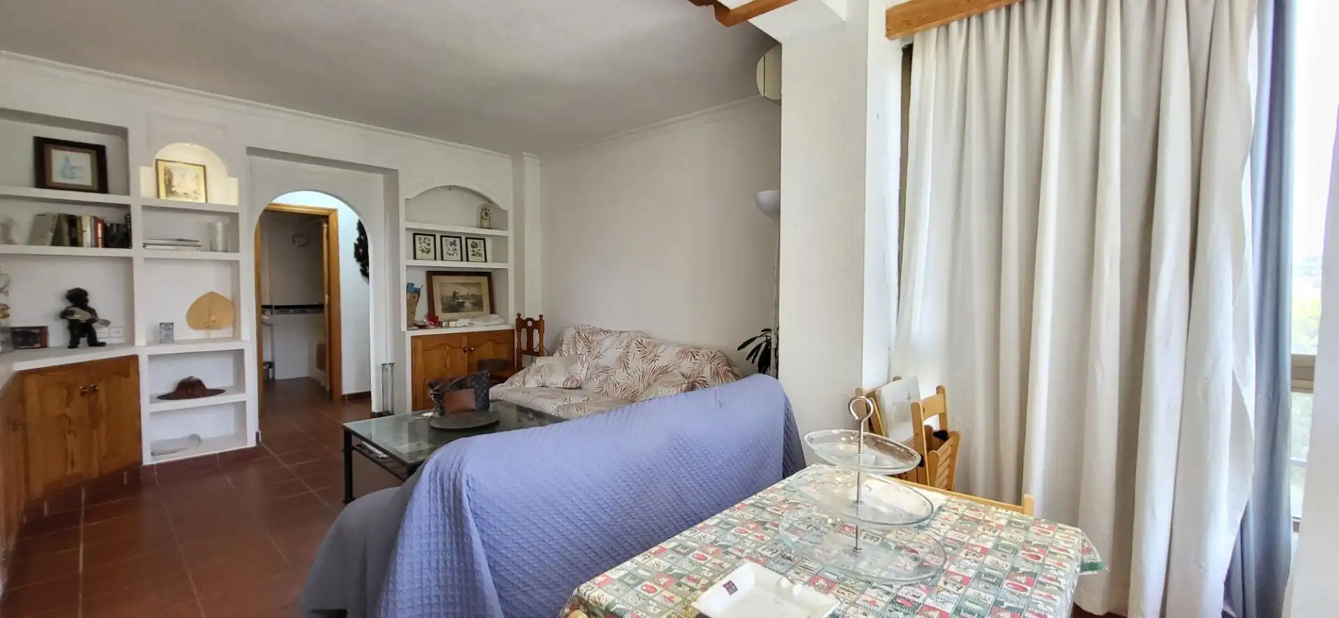 Living room of Flat for rent in Marbella  with Air Conditioner, Heating and Terrace