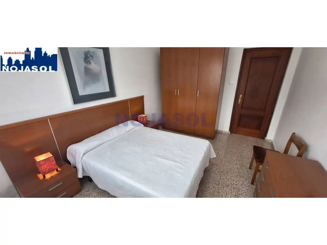 Schlafzimmer von Einfamilien-Reihenhaus zur Miete in Noja mit Heizung, Privatgarten und Terrasse