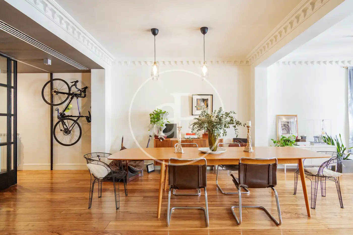 Esszimmer von Wohnung zum Verkauf in Madrid mit Klimaanlage, Heizung und Balkon