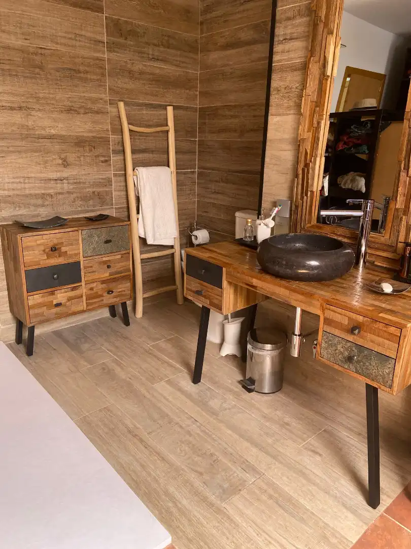Baño de Casa adosada en venta en Méntrida con Aire acondicionado, Calefacción y Jardín privado