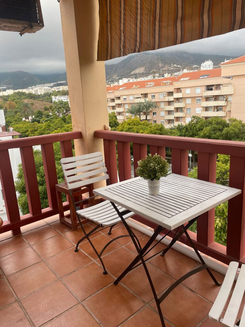 Balcony of Flat to rent in Benalmádena  with Air Conditioner, Terrace and Furnished