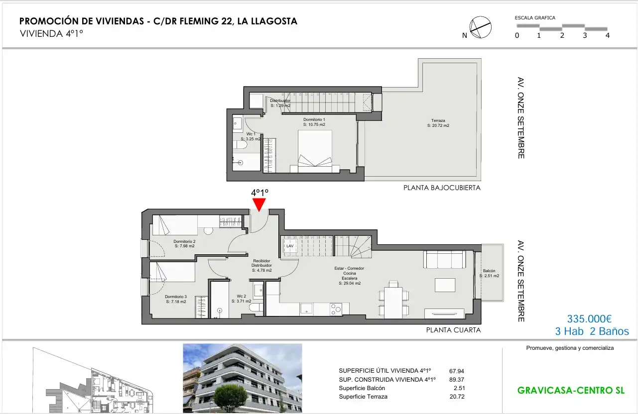 Piso en venta en La Llagosta con Aire acondicionado, Calefacción y Terraza