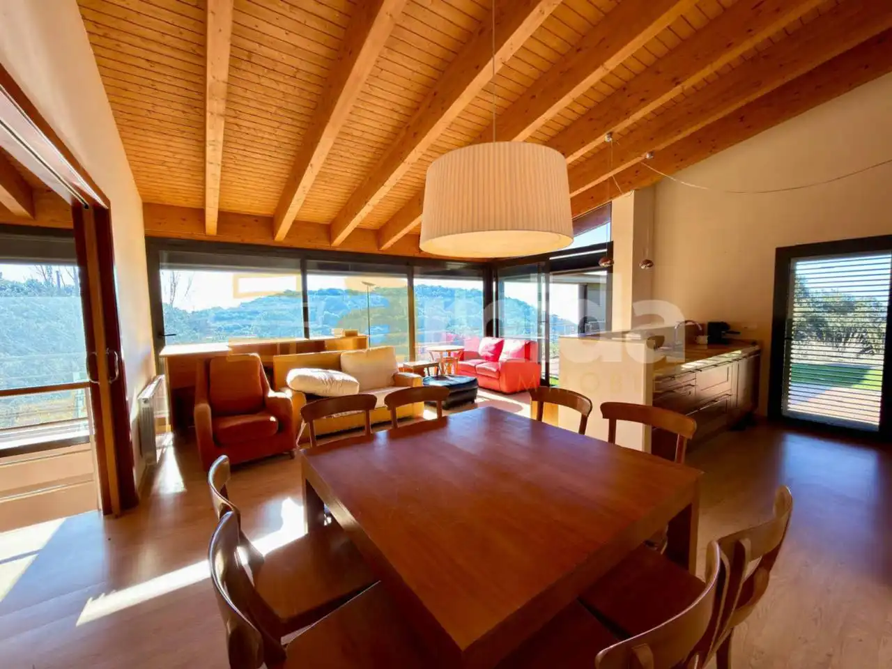 Dining room of Houses for sale in Terrassa  with Heating, Private garden and Parquet flooring