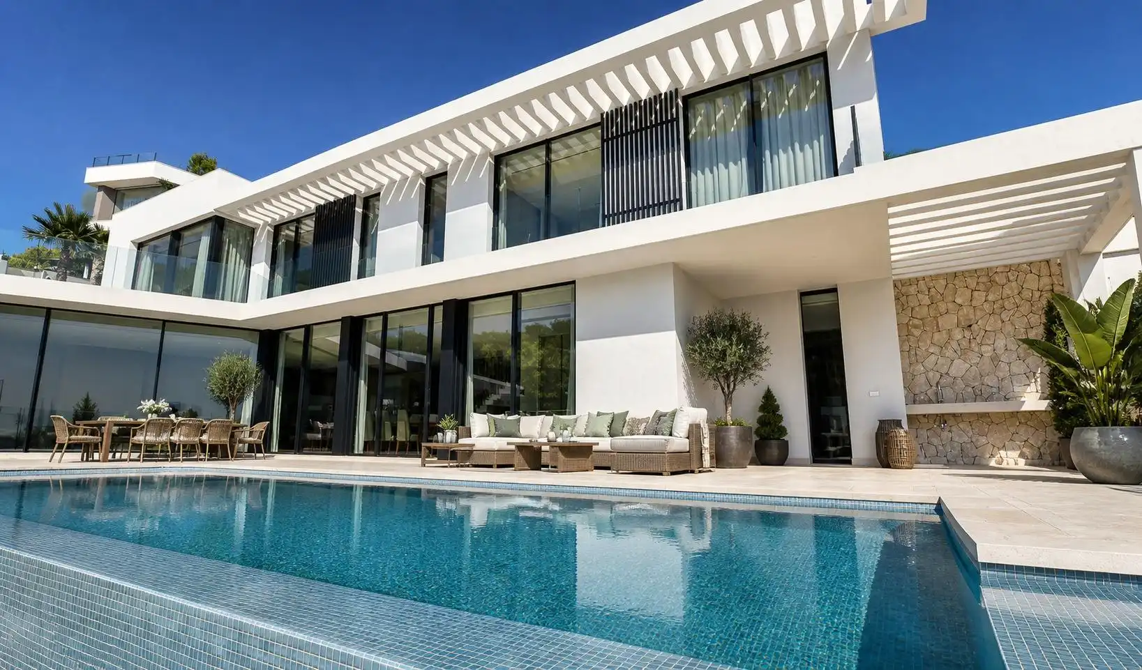 Piscina de Casa o xalet en venda en Andratx amb Aire condicionat, Calefacció i Jardí privat