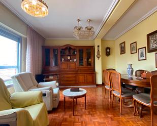 Living room of Flat for sale in Burgos Capital  with Heating, Parquet flooring and Terrace