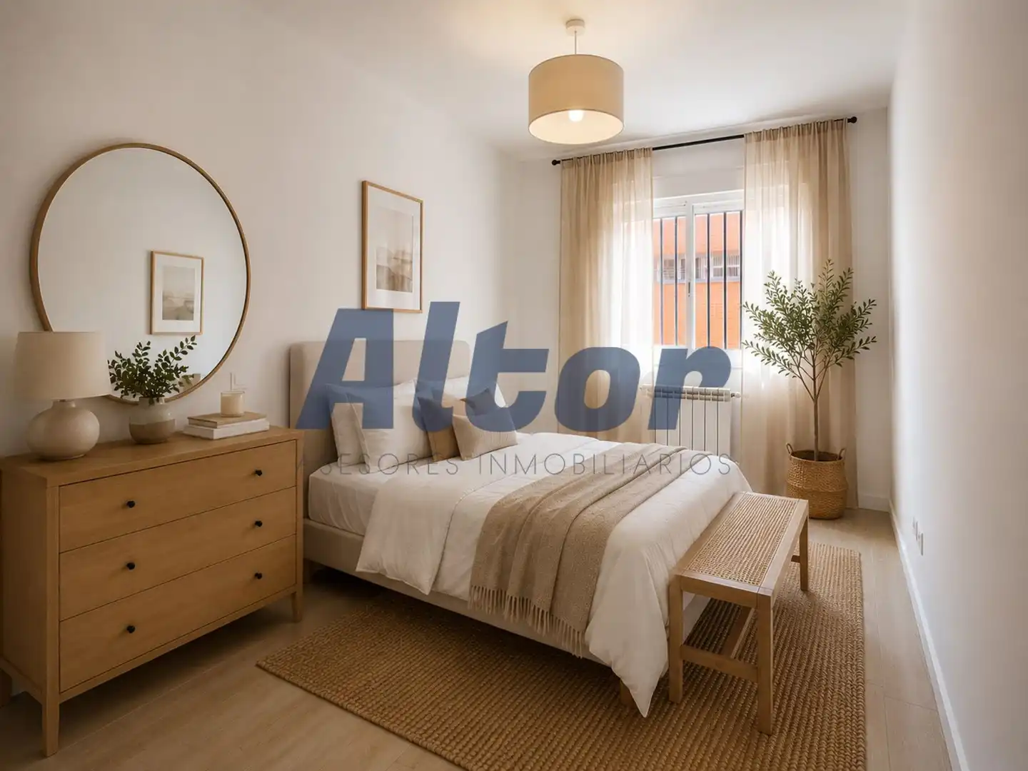 Bedroom of Flat for sale in Madrid  with Air Conditioner, Heating and Storage room