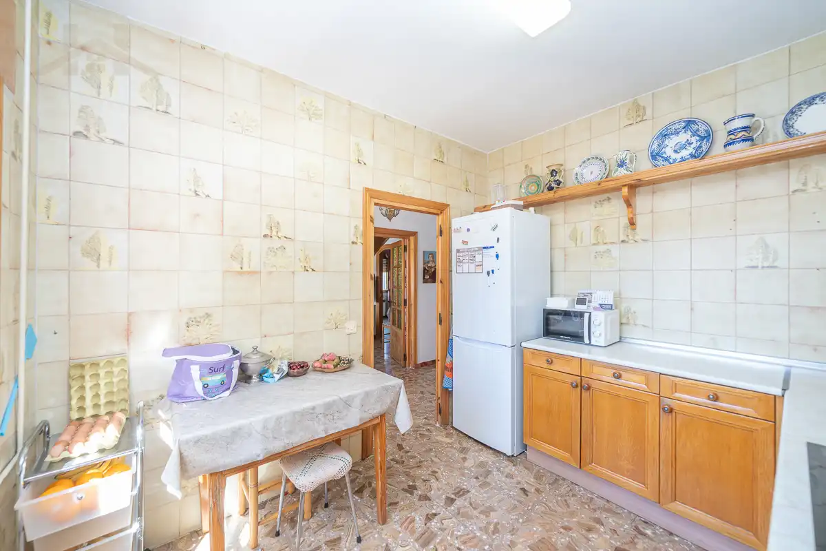 Kitchen of Houses for sale in Santa María de la Alameda  with Heating, Private garden and Terrace