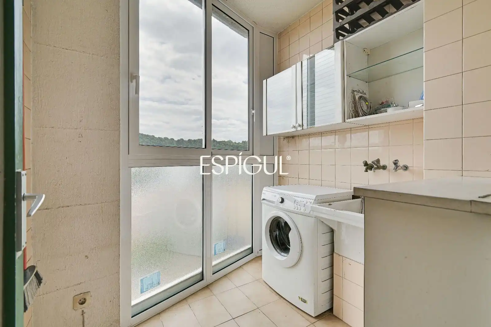 Terraza de Piso en venta en Girona con Calefacción, Parquet y Amueblado