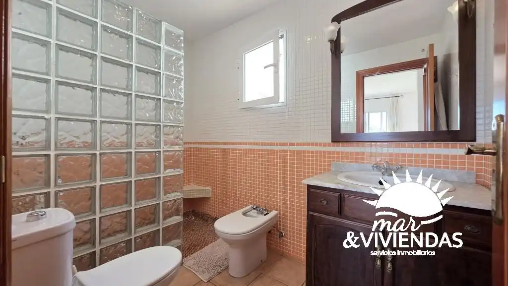 Bathroom of Apartments for sale in Vera  with Air Conditioner, Terrace and Furnished