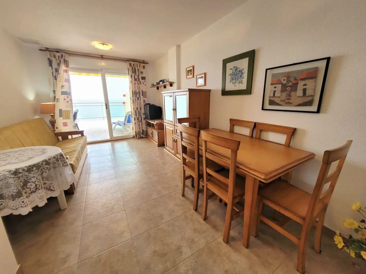 Comedor de Apartamento en venta en Oropesa del Mar / Orpesa con Aire acondicionado, Calefacción y Terraza