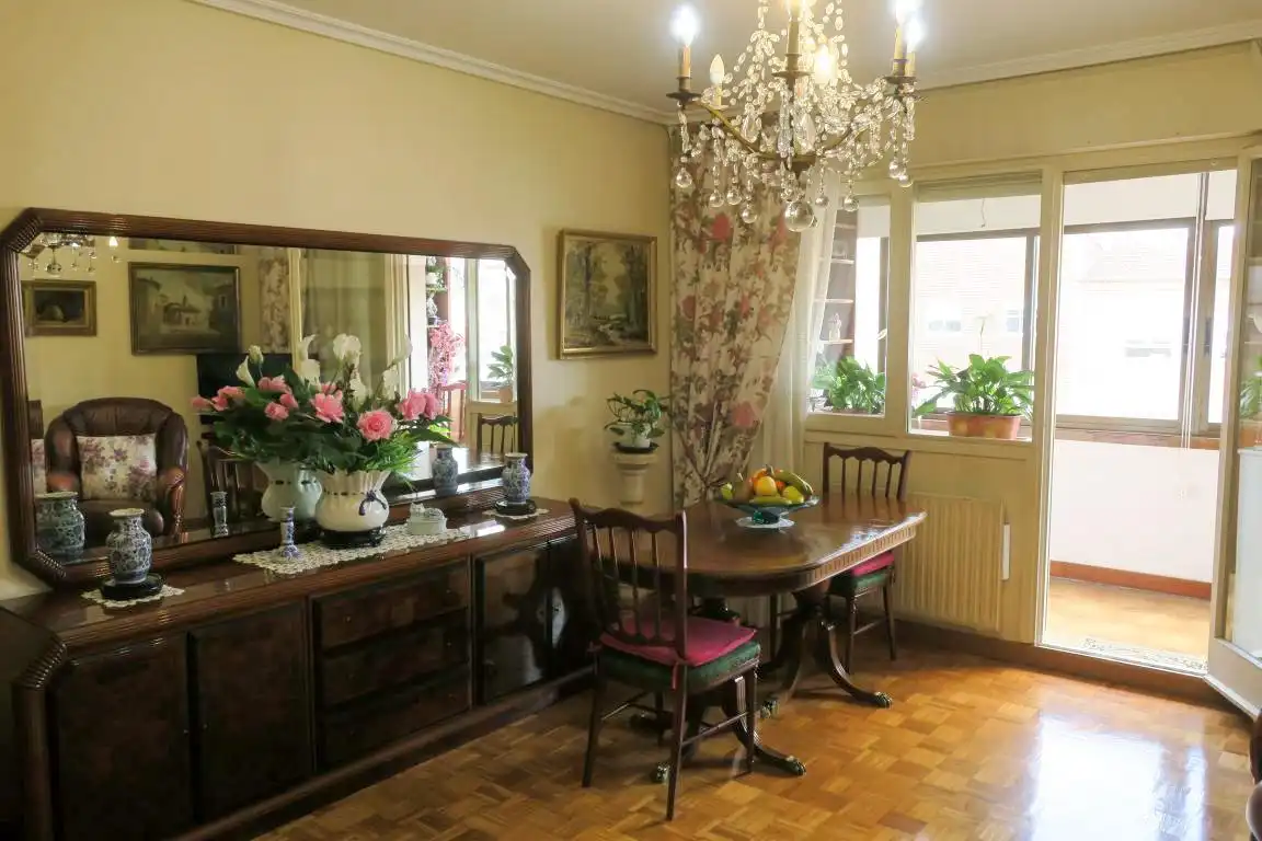 Dining room of Flat for sale in  Pamplona / Iruña  with Heating and Parquet flooring