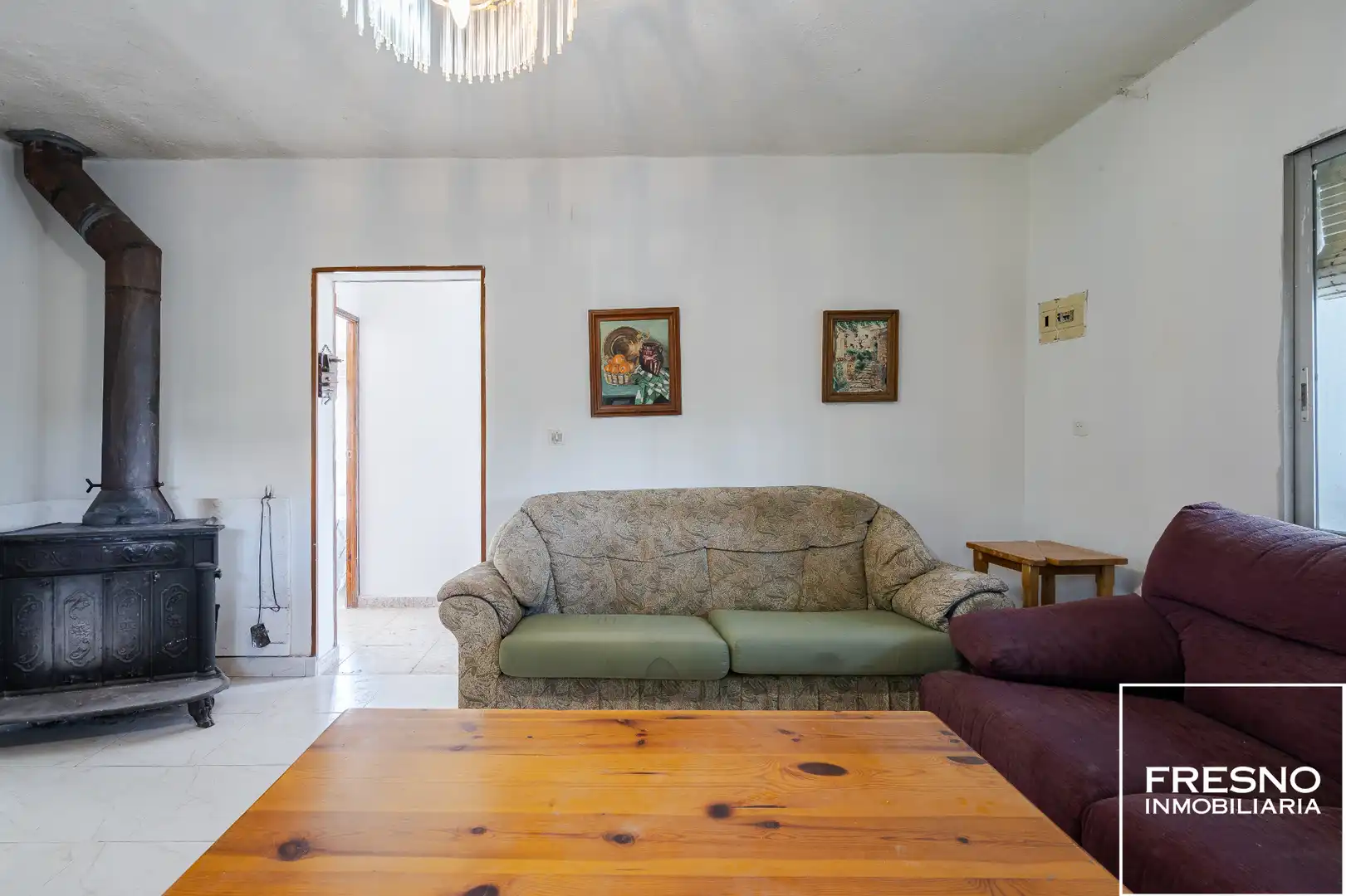 Sala de estar de Casa o chalet en venta en Serracines con Jardín privado, Terraza y Trastero
