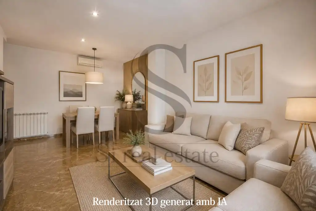 Living room of Flat for sale in Barcelona  with Air Conditioner, Heating and Terrace