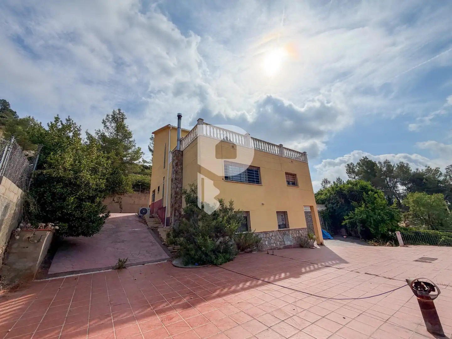 Exterior view of Houses for sale in Vallirana  with Air Conditioner, Private garden and Terrace